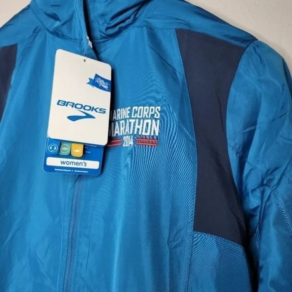Brooks Marine Corps 2014 Windbreaker Jacket Medium - Picture 8 of 15